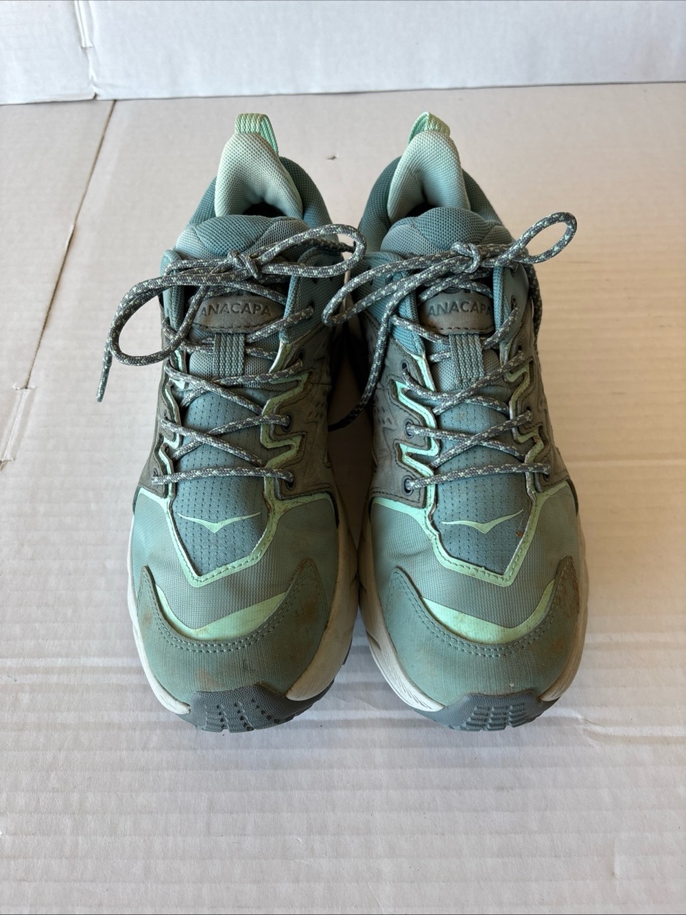 Hoka Women’s Mint Green Athletic Sneakers Worn Only Once. Size 8.5 M